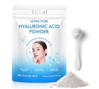 Polvo de ácido hialurónico 100 g, polvo de ácido hialurónico para hidratar la cara, para suero cosmético hialurónico, suero hidratante facial DIY