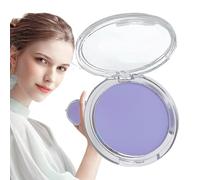 Polvo de ajuste prensado de gelatina, jalea de polvo de ajuste | Polvo de acabado suelto 60g - Herramienta de maquillaje facial de control de aceite hidratante natural para mujeres para mujeres