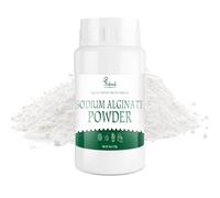 Polvo de alginato de sodio, 110 g, 100% puro grado alimenticio, alginato de sodio, polvo espesante natural para postres, bolas, helados, bolas de caviar, rotas, veganos para hornear