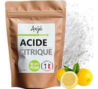 Polvo de Alimento de Ácido Cítrico 100% Natural - Aditivo Alimentario Sopa Marinada Mermelada Gelificante Desincrustante Quitamanchas - NCA (100)