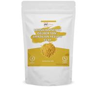 Polvo de arcilla amarilla brasileña 100% natural para tonificar la piel, para cremas y jabones, 0,5 lb/227 g