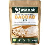 Polvo de Baobab BIO 500g | Energía, Articulaciones, Piel | Fuente de Vitamina C | 100% fruto Deshidratado y Molido | Primera Calidad