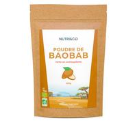 Polvo de baobab Nutri&Co - Rico en antioxidantes - 500 g vegano