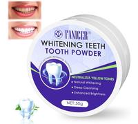 Polvo de blanqueamiento dental, 50 gramos de blanqueamiento dental,Polvo blanqueador de dientes,Blanqueador Dental para dental y dientes Limpia profundamente las manchas