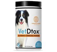 Polvo de carbón activado VetDtox para mascotas y ganado para intoxicaciones, salud, mascotas, pollos, caballos más