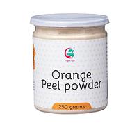 Polvo de cáscara de naranja 250 gramos | Cuidado 100% natural para el acné, el bronceado y los puntos negros | Ingrediente eficaz de la mascarilla facial DIY | Rico en vitamina C | de Yogi's Gift®
