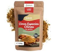 Polvo de Cinco Especias Chinas Monte Nativo (250g) - Mezcla de Especias puras y naturales ideal para la Cocina China - Condimento de 5 Especias Chinas - Especias secas para la Cocina Asiática