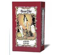 Polvo de coloración de henna de caoba oscura (Auburn) 100 g