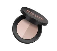 Polvo de contorno para sombras de nariz naturales, efecto para entusiastas del maquillaje que buscan crear una paleta compacta de cejas con textura natural para cejas
