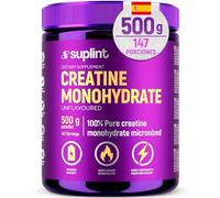 Polvo de Creatina Monohidratada 500 g - 147 porciones - 100 % creatina monohidratada pura - Calidad micronizada - Vegano, Sin OGM - Suplemento deportivo para fuerza, músculos y recuperación (1 Pack)