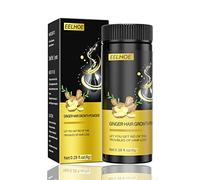 Polvo de crecimiento del cabello de jengibre, crecimiento rápido del cabello, crecimiento saludable y fuerte, adecuado para hombres y mujeres, todo tipo de cabello, apoyo para la pérdida de cabello