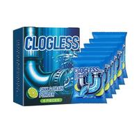 Polvo de dragado de tuberías, desodorante para fregadero, limpiador de desagües de tuberías, potente eliminación de obstrucciones, polvo de desatascamiento para inodoros, baños, lavabos