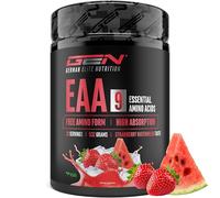 Polvo de EAA 532 g (38 porciones) - Los 9 aminoácidos esenciales incl. histidina y BCAA - Fórmula Human Code - Muy soluble - Refrescante bebida de aminoácidos (Strawberry Watermelon)