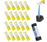 Polvo de excremento | Gel de residuos líquidos para Inodoro portátil, Desodorante Absorbente a Prueba de Fugas para desastres, Senderismo, Festivales de música, Viajes, RV, Caza, al Aire Libre