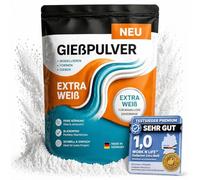 Polvo de fundición extra blanco, de alta calidad de arroz de alabastro con una blancura extra alta, masa fina para moldear en moldes de silicona para manualidades, manualidades, relieves de calidad