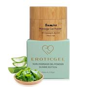 Polvo de Gel de Masaje Nuru Japonés 40g | Formulado con Aloe Vera Natural y Alga Marina | Hecho en Japón | Sin Parabenos ni Glicerina | Sin Fragancia | Rinde 4L | Vegano | Sumire