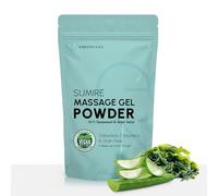 Polvo de Gel de Masaje Nuru Japonés 500g | Formulado con Aloe Vera Natural y Alga Marina | Hecho en Japón | Sin Parabenos ni Glicerina | Sin Fragancia | Rinde 50L | Vegano | Sumire