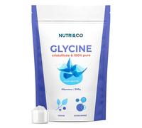 Polvo de glicina cristalizada 100 % pura de Nutri&Co - 300 g vegano