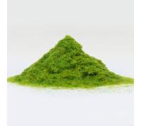 Polvo de hierba artificial de nailon de 500 g, césped estático de 3 mm para paisaje ferroviario modelo a escala HO, césped de diorama, árboles y escenas de paisaje (30 g)