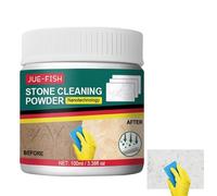 Polvo De Limpieza Para Superficies De Piedra | Pulidor Para Suelos De Mármol De 96 Gramos,Eliminador De Manchas Para Encimeras Respetuoso Con El Medio Ambiente,Para Caliza Y Terracota