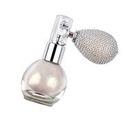Polvo de Maquillaje Corporal Brillante, Textura Luminosa para Iluminar y Resaltar la Piel para Fiestas y Uso Diario (Blanco nacarado)