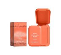 Polvo de maquillaje en polvo, polvo prensado con fórmula suave como la seda, no se desvanece y es resistente a las manchas, dura hasta 12 horas en maquillaje, fórmula vegana (color naranja)