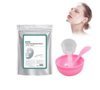 Polvo De Máscara De Perla Orgánico 1000g Con Herramientas - Mascarilla Facial Natural DIY Con Extracto De Perla, Reducción De Poros, Hidratante Y Reafirmante Crystal Soft Film Powder