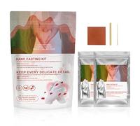 Polvo de moldeo a mano - Juego de moldes en polvo | Huella de alginato de alta precisión | Mejor antiadherente para moldes de mano | Accesorios de curado delicado y rápido para