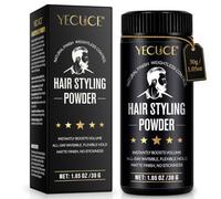 Polvo de peinado para hombres, 30 g, volumen en polvo con efecto mate, acabado natural y agarre medio, no graso, sin residuos, textura y plenitud para cabello corto a mediano