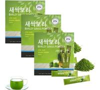 Polvo de plántulas tiernas de fibra dietética de flores y plantas Polvo de jugo de hierba de cebada orgánico 100% puro Polvo de plántulas de cebada coreana