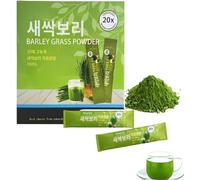 Polvo de plántulas tiernas de fibra dietética de flores y plantas Polvo de jugo de hierba de cebada orgánico 100% puro Polvo de plántulas de cebada coreana