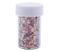 Polvo de resina epoxi para maquillaje de ojos con lentejuelas de hadas, pigmento degradado, brillantina para manicura