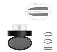 Polvo de sello de cejas, juego de sellos de cejas impermeable, polvo de sello de cejas, herramienta de definición de cejas apta para principiantes, crea una forma natural de cejas, impermeable y a