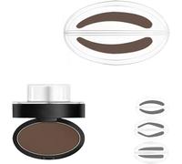Polvo de sello de cejas, juego de sellos de cejas impermeable, polvo de sello de cejas, herramienta de definición de cejas apta para principiantes, crea una forma natural de cejas, impermeable y a