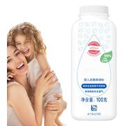 Polvo de talco para niños | Poudre de fécule de maïs pour le corps | 100 g de ingredientes vegetales orgánicos en polvo para bebé | Hidratante, refrescante y calmante