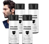 Polvo de textura para hombres, Polvo para el cabello, espesante instantáneo y texturizante para un acabado mate natural, fuerte retención ligera, polvo de peinado no reasy para cabello más completo (4