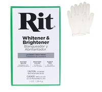Polvo de tinte concentrado multiusos con guantes de plástico para ropa, decoración y manualidades, blanqueador/abrillantador