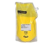 Polvo de tóner 1000g TN512 TN321 Compatible con Tinta de Color de fotocopiadora C224 C284 C364 C454 C554 con Portador(Yellow 500g)
