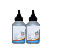 Polvo de tóner de 50G por Botella Compatible con Cartuchos TN221 TN225 TN241 TN243 TN245 TN251 TN255 TN261 TN265 TN281 TN285 TN223 TN295(2PC Black)