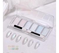 Polvo de uñas cromado con efecto espejo uñas Auroras joyas polvo purpurina polvo polvo de uñas decoración de uñas
