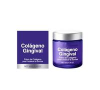 Polvo dental de colágeno natural, fortalece las encías con colágeno en polvo, contiene hidroxiapatita, 50 g - Blanqueador de doble efecto, aroma a menta y lavanda, fórmula para el cuidado bucal