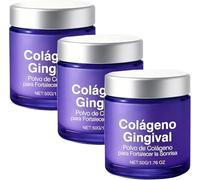 Polvo dental de colágeno natural, fortalece las encías con colágeno en polvo, contiene hidroxiapatita, 50 g - Blanqueador de doble efecto, aroma a menta y lavanda, fórmula para el cuidado bucal