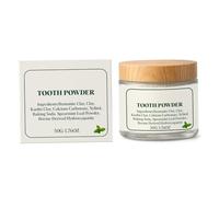 Polvo dental remineralizante, 50 g de polvo dental remineralizante, hidroxiapatita de menta fría, limpieza suave y aliento fresco duradero