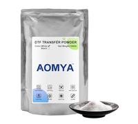 Polvo DTF pegamento termofusible de transferencia digital blanca 1kg 1000g 35,3 oz, polvo de transferencia de pretratamiento dtf para jeans de tela, ropa de camiseta de algodón, impresoras DTF DTG