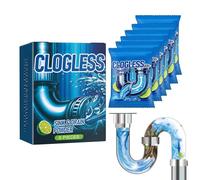 Polvo eliminador de obstrucciones de drenaje: abridor de drenaje de polvo de dragado de tuberías, polvo de limpieza de tuberías de eliminación de obstrucciones, solución de desatascamiento para