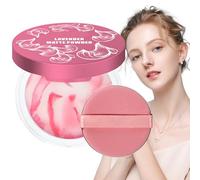 Polvo Facial: Polvo Prensado De Acabado, Para Maquillaje De Larga Duración, Cobertura De La Piel Resistente Al Agua, Compacto De Belleza Portátil Para Uso Diario, Oficina, Vacaciones