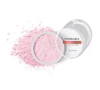 Polvo fijador compacto y portátil prensado para retoques rápidos durante viajes o horas de trabajo, mejora la tez, 1 caja de polvo translúcido ligero para comodidad durante todo el día