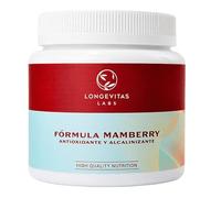 Polvo Frutos Rojos Concentrado con Extracto de Lycium + Garcinia Mangostana + Inulina y Vitamina C - Complemento Diario Sabor Frutal + Digestivo + Antioxidante Natural + 30 Dosis | Longevitas