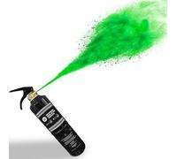 POLVO HOLI - Extintor de colores de 1kg de polvo holi (Verde) Extintor tamaño pequeño de polvo de colores para tu fiesta Holi, Baby Shower, evento, carrera holi, fiesta, cumpleaños (Verde)