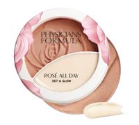 Polvo iluminador para rostro Ros All Day Set & Glow de Physicians Formula. Aprobado por dermat logos.